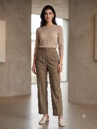 High-Waisted Tailored Pleated Trousers High-Waisted Tailored Pleated Trousers